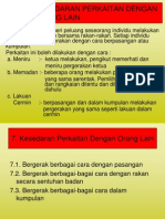 Tema 7. Kesedaran Perkaitan Dengan Orang Lain