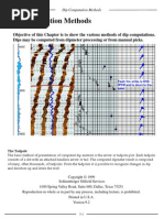 Dip Computation Methods