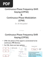 Continuous-Phase Frequency-Shift Keying (CPFSK)