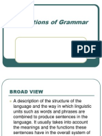 Definitions of Grammar[1]