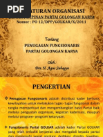 Download Peraturan Organisasi Partai Golkar by Danang Kurniawan SN156643448 doc pdf