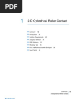 2-D Cylindrical Roller Contact