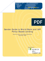 Dennis, Suzann & Elaine Zuckerman 2006 'Gender Guide to World Bank and IMF Policy--Based Lending' Gender Action (Dec., 37 Pp.)