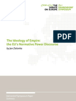Zielonka, Jan 2011 'the Ideology of Empire-- The EU's Normative Power Discursive' Presentation, Dahrendorf Symposium (3 Pp.)