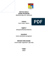 Format Kertas Kerja Ukm