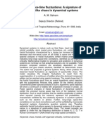 Fractal fluctuations indicate quantumlike chaos in dynamical systems