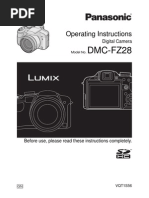 Panasonic Camera DMC FZ28 Manual