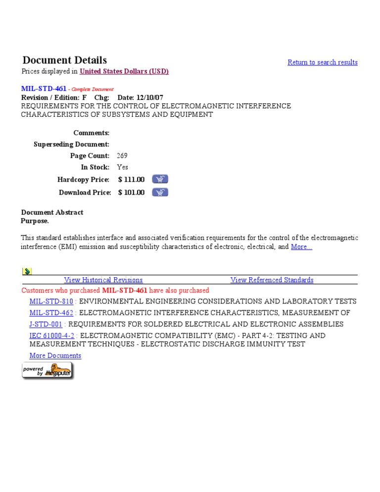Document Details: United States Dollars (USD) | PDF
