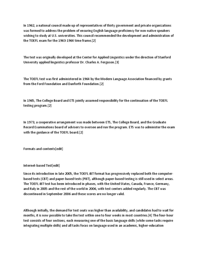 TOFEL | PDF | Business