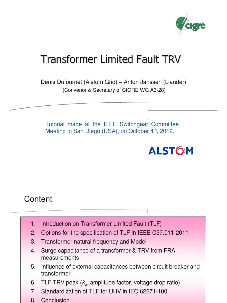 CIGRE+IEEE+Tutorial+2012+Part+3+TLF Dufournet+&+Janssen | PDF ...