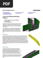 LUSAS Linear and Nonlinear Buckling Analysis