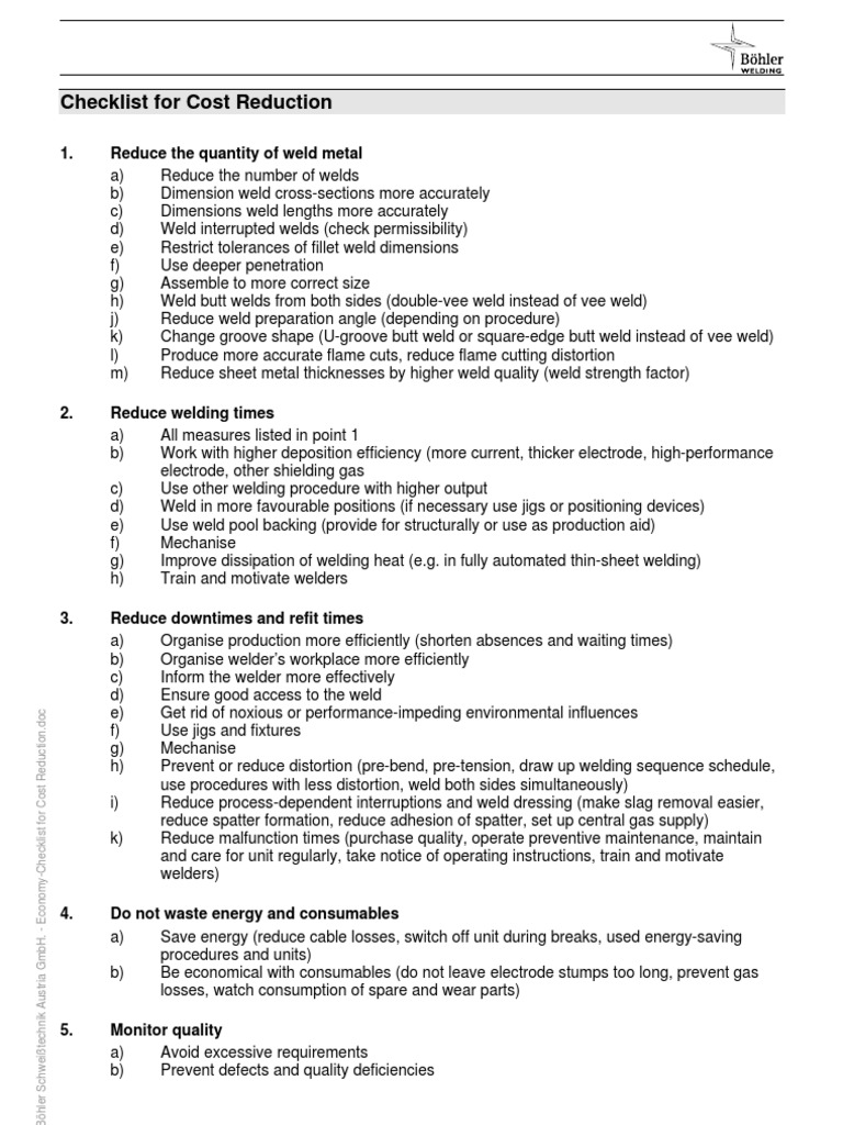 Economy Cost Reduction | PDF
