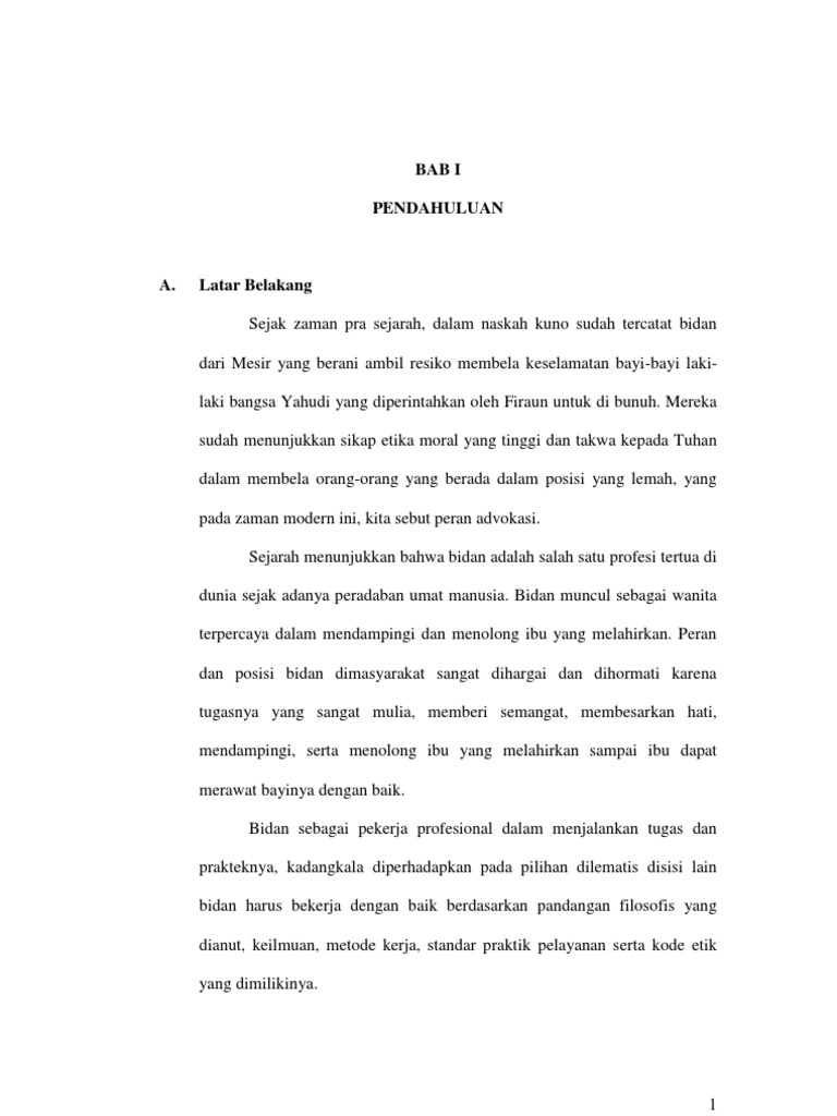 Makalah Etika Profesi Kebidanan