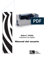 Guia de Usuario Impresora Zebra P430i
