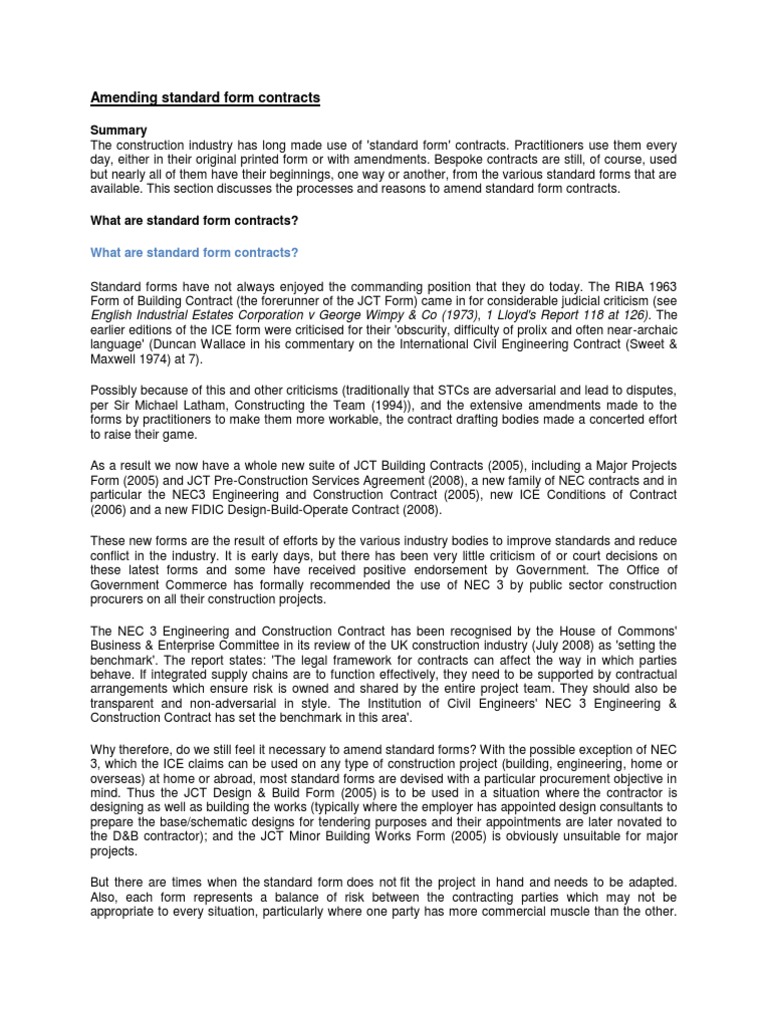variations construction contract pdf Form Contractual Contracts Term Amending Standard variations construction contract pdf Form Contractual Contracts Term Amending Standard