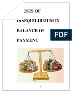 127758403 Causes of Disequilibrium in Balance of Paymentcauses of Disequilibrium in Balance of Payment