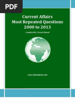 Download Most Repeated Question Current Affairs - 2000 to 2013 by muneeb_t SN156705048 doc pdf