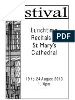 ST Mary's Cathedral Festival Lunchtime Recitals Week 4