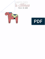 Felt Dala Horse Pattern