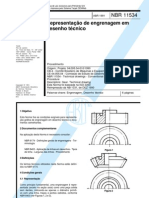 NBR 11534 Representacao de Engrenagem em Desenho Tecnico