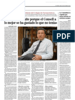 Entrevista Al Presidente de Los Farmacéuticos de Alicante