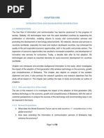 An Investigation Into The Impact of The Adoption of Third Generation (3G) Wireless Technology On The Economy, Growth and Competitiveness of A Country. by Galeakelwe Kolaatamo.