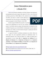 Os Problemas Matematicos Do Sec.21