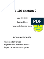 BIMM 110 Section 6 Slides