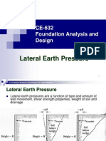 CE 632 Earth Pressure