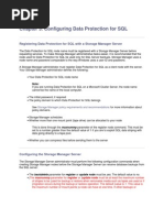 Chapter 3. Configuring Data Protection For SQL