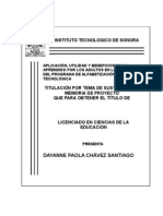 Memoria de Proyecto 11 de mayo 2009_Dayanne