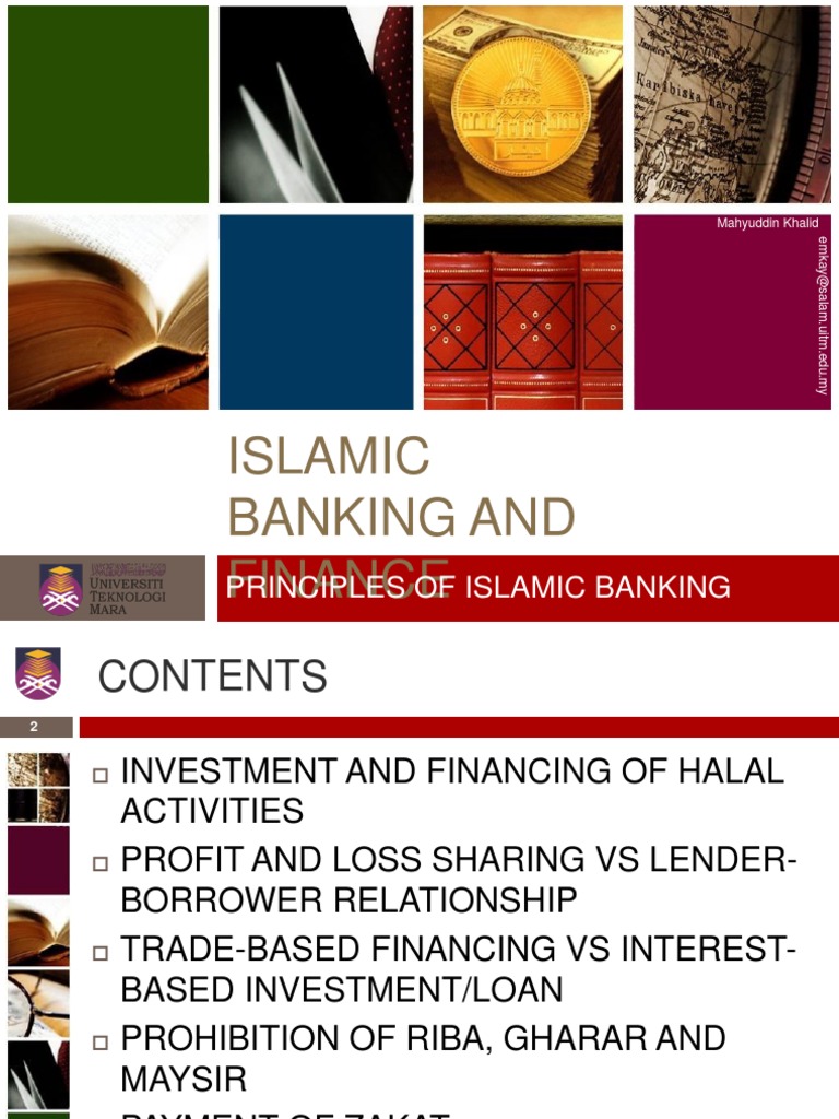 Principles of Islamic Banking Islamic Banking And Finance Loans