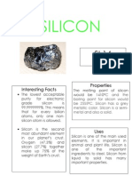 Silicon: Properties Interesting Facts