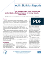 Fertility of Men and Women in the United States_Family Growth 2006-2010_2012_nhsr051