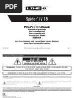 Line 6 Spider IV 15 Pilot's Guide