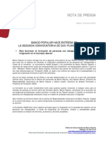 Ángel Ron y el Popular hacen entrega de la segunda convocatoria de sus Planes Impulso 2013