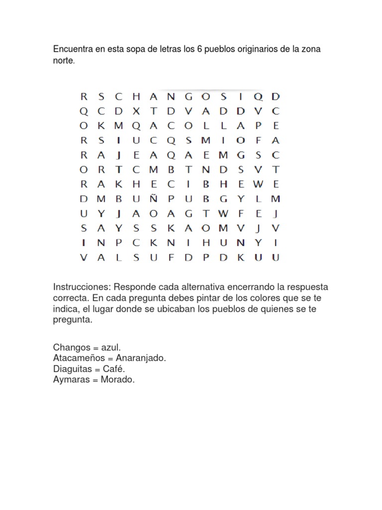 Prueba Historia Pueblos Originarios Nomada Sociedad De Las Americas