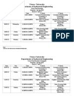 Spring 2013 Final Exam Routine