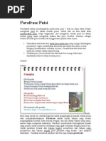 Download Parafrase Puisidoc YENI by z0ehrY SN156781239 doc pdf
