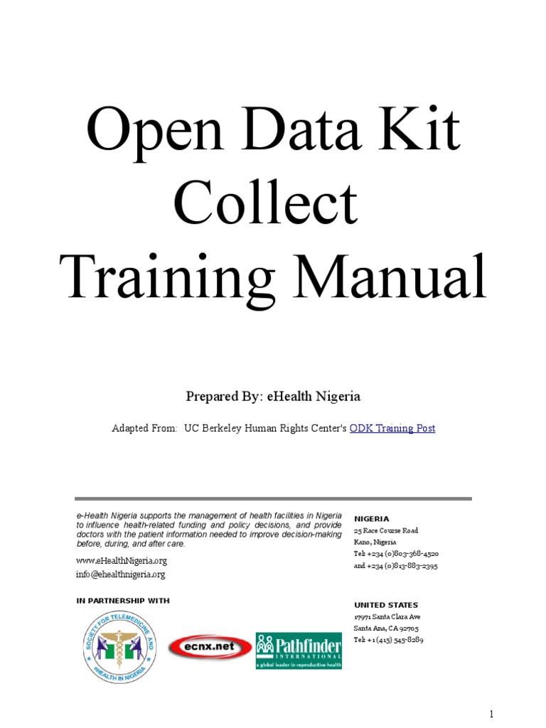 Odk Documentation Pdf | Odk Online Form – NQFLWV