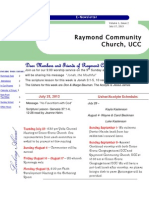 Raymond Community Church July 17 2013