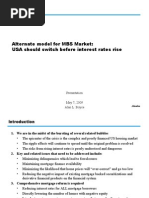 Alternate Model for MBS Markets