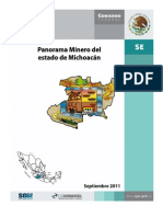 Panorama minero Michoacán
