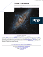 APOD 2011 July 15 - NGC 3314 When Galaxies Overlap