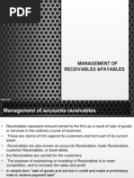 Receivables and Payables Management