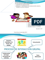 Procesos de Interacción Grupal