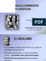 principales corrientes filosóficas