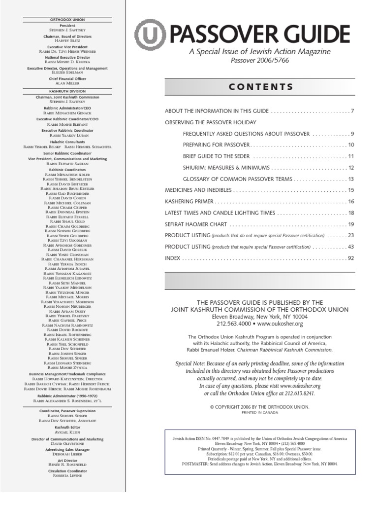 Passover Guide PDF Passover Passover Seder