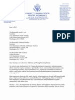 06-06-13 Letter to Lew Sebelius Harris-stop Loss Insurance