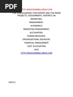 Download Media Advertising Project by Sophia Ali SN15684501 doc pdf